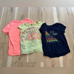 Tea Collection/Cat & Jack/Old Navy bundle  Short Sleeve T-shirts 4T girls